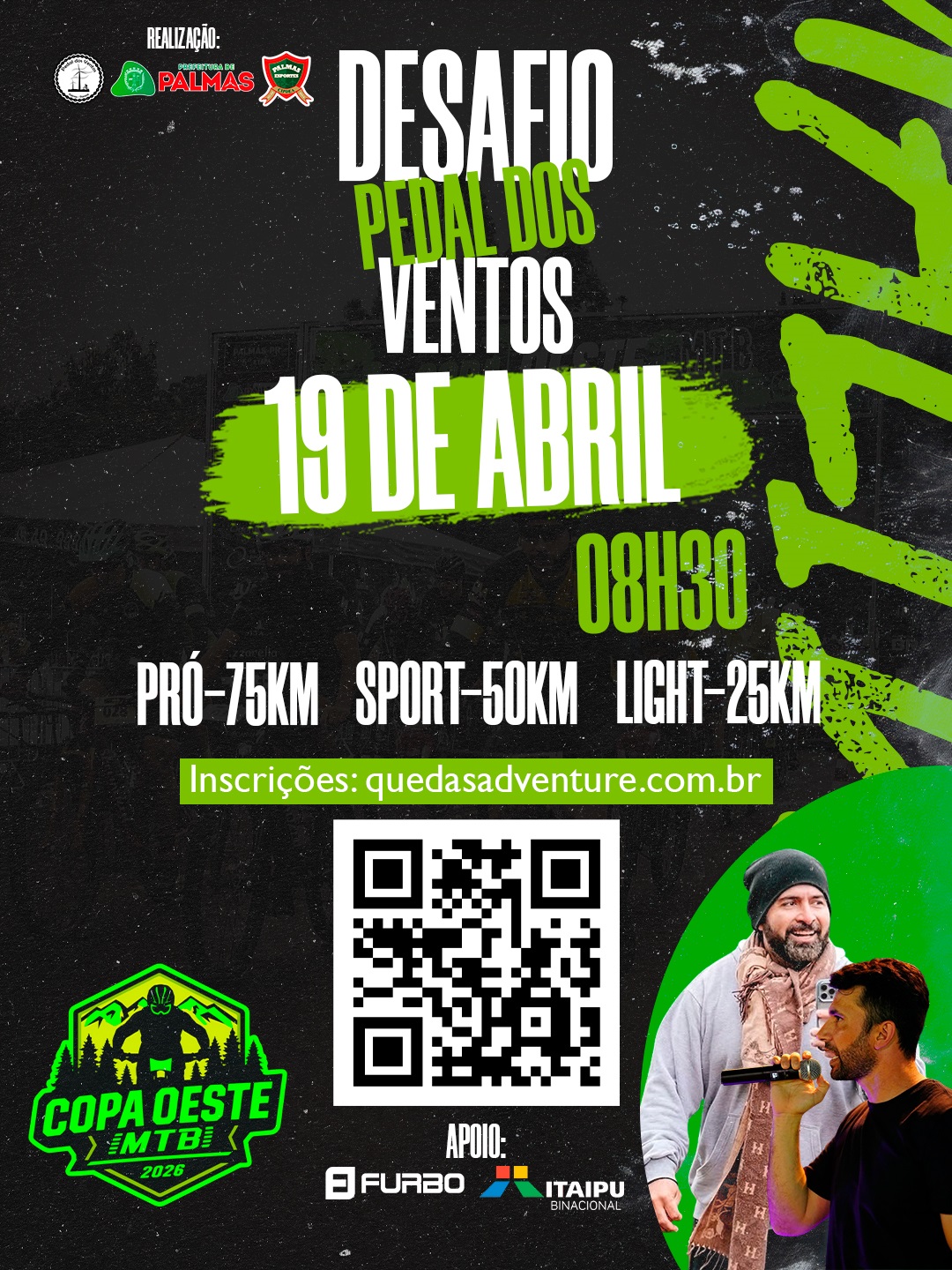 DESAFIO PEDAL DOS VENTOS - 4ª ETAPA - COPA OESTE MTB 2026